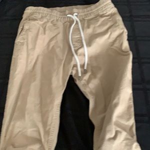 Beige joggers great condition size 30
